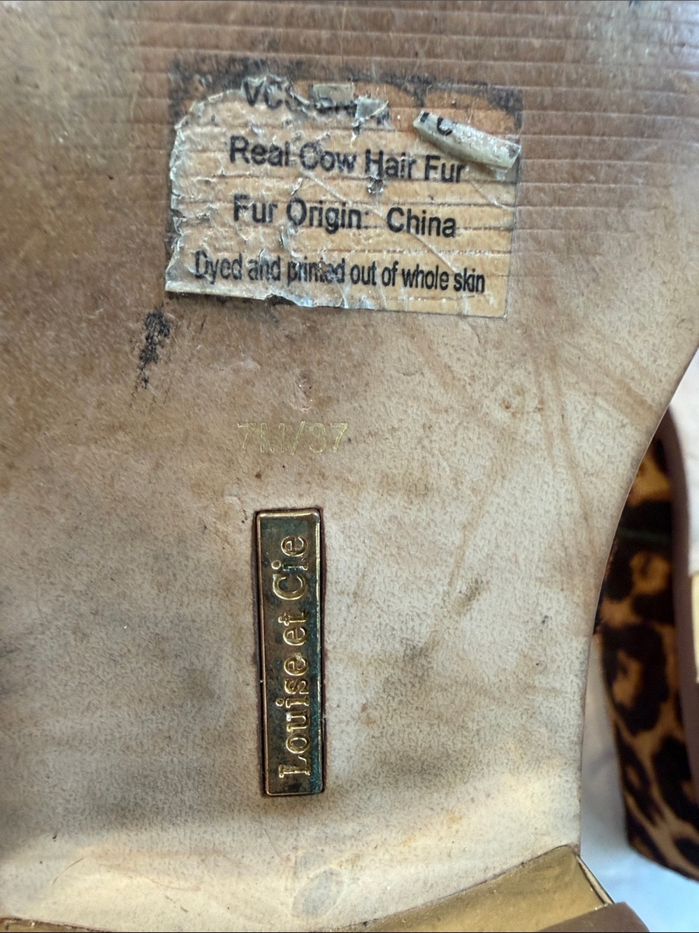 Louise et Cie Leopard Print Loafers with Gold Hardware - Picture 13 of 14